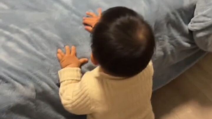 Once the baby figures out how to climb out of the crib, there’s no stopping them!