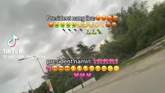 yong presedent namin at yong kanila