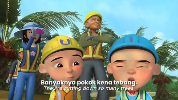 Upin & Ipin Episode terbaru | Kubun kelapa sawit Atoh