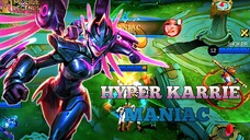 KARRIE JUNGLER DAPAT MANIAC !! MUSUH AUTO KENA MENTAL