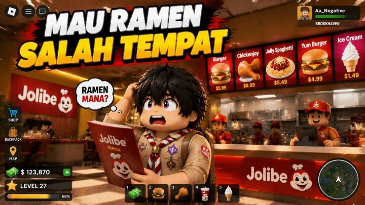 Salah Restoran! Mau Ramen Malah Dapet Spaghetti Roblox