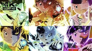 [4K/Cắt hỗn hợp/Phụ đề hiệu ứng đặc biệt/Lời bài hát] Bộ sưu tập tiến hóa vùng vô hạn Digimon 4 + Ch