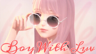 【BTS x Shining Warmth】-Boy With Luv fake MV 【Handsome and beautiful daughter! 】