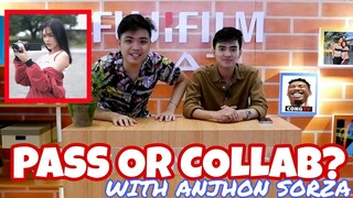 PASS OR COLLAB with ANJHON SORZA (Dineny Lahat?😱) | ARKEYEL CHANNEL