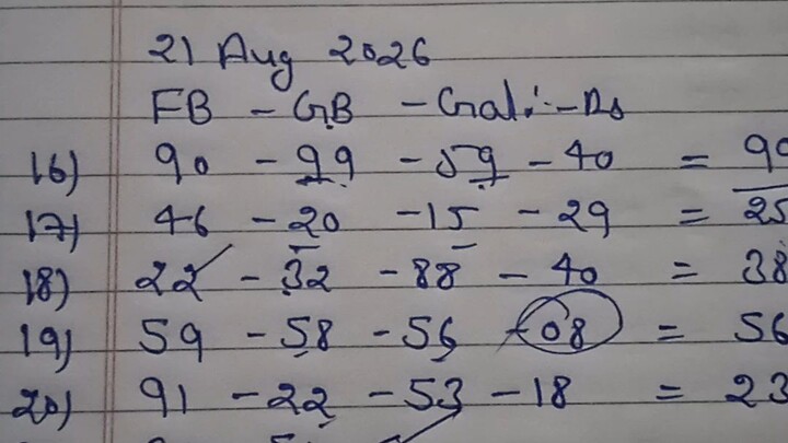21 August 2026
