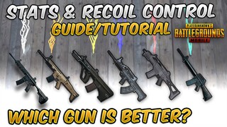 Which is the Best Assault Rifle in PUBG MOBILE? Stats & Recoil Comparison + Tips and Tricks! #1