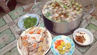 Một Buổi Chiều Ấm Áp Bên Nồi Bánh Canh Gà Bột Gạo Mẹ Nấu Thiệt Là Ngon | TKQ T243