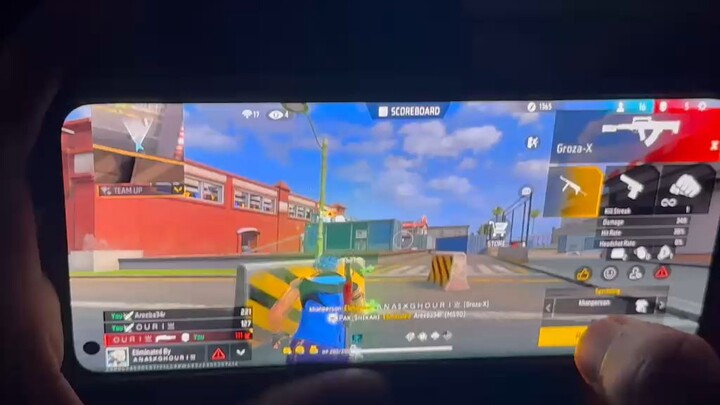 hand cam headshot only