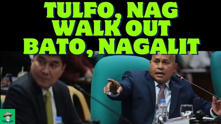 Tulfo Nag Walk Out Bato Nagalit