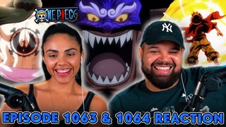 DRUNK KAIDO VS LUFFY! | One Piece Episode 1063 and 1064 Reaction