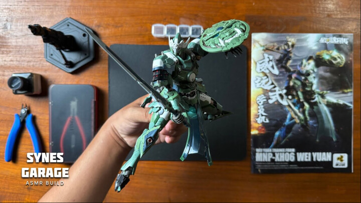 沉浸式拼装模型：摩动核 合金骨架 星甲魂将传 威远式学员机 可动国创机甲
