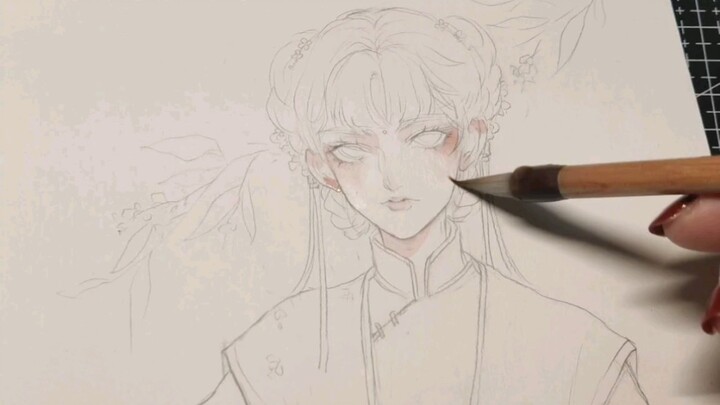 [Watercolor] A Miss Lichun (?)