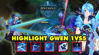 Cận cảnh sức mạnh 1vs5 của tướng mới GWEN trong LMHT - Cắt cả thế giới | Highlight Gwen LOL