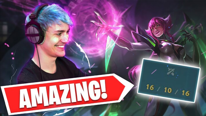 NINJA'S INSANE 16-KILL ELISE GAME! - League of Legends