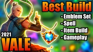 Vale Best Build 2021 | Top 1 Global Vale Build | Vale - Mobile Legends