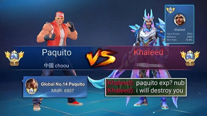 I MET A TRASHTALKER GLOBAL KHALEED IN RANKED AND THIS HAPPENED…