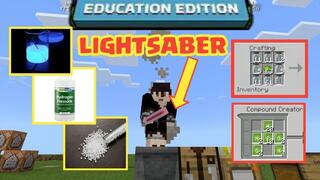 Lightsaber in Minecraft Education Edition