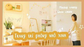 Trang trí phòng nhỏ ✨📸 |  ROOM MAKEOVER (hallway + makeup vanity)