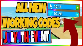 ALL *8* NEW CODES IN CLICKING LEGENDS (ROBLOX) [JULY-07-2020]  *JULY4TH-EVENT*