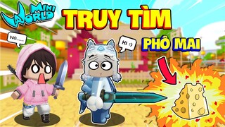 KEYD THỬ THÁCH TRUY TÌM PHÔ MAI CÙNG VỚI MEOWPEO TRONG MINI WORLD VÀ CÁI KẾT