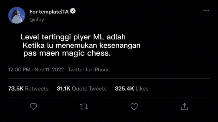 Level Tertinggi Player Mobile Legends