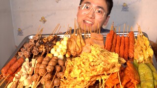I made a midnight snack for my brother, Northeast fried skewers, which are better than those sold at