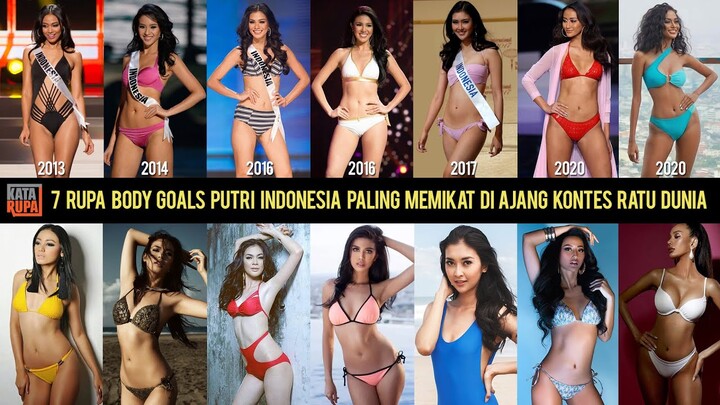 7 Putri Indonesia dengan Body Goals Paling Memikat Mata di Sesi Swimsuit Kontes Ratu Dunia.