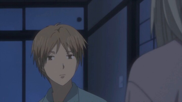 Natsume kept coughing, and Jizo said that he saw trees growing on his body. Natsume: You are noble, 