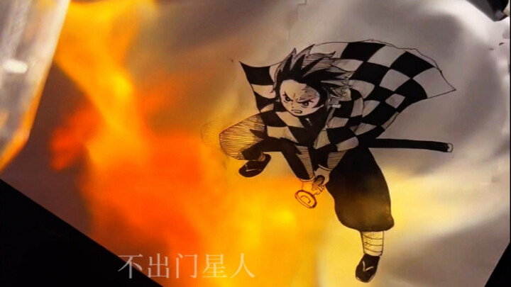 Aku Membuat Efek Anime dengan Cahaya dan Bayangan Cair