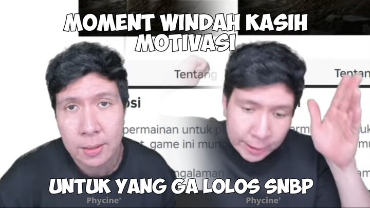 MOMENT WINDAH KASIH MOTIVASI BUAT YANG GA LOLOS SNBP