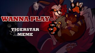 Wanna play? animation meme | Tigerstar animation| [BW]