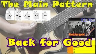 Back for Good by Take That | Guitar Tutorial | Chords Strumming