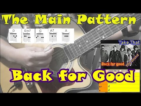 Back for Good by Take That | Guitar Tutorial | Chords Strumming