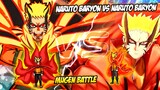 Naruto Baryon Mode (V2) VS Naruto Baryon Mode (V3)!! MUGEN BATTLE CHARACTERS