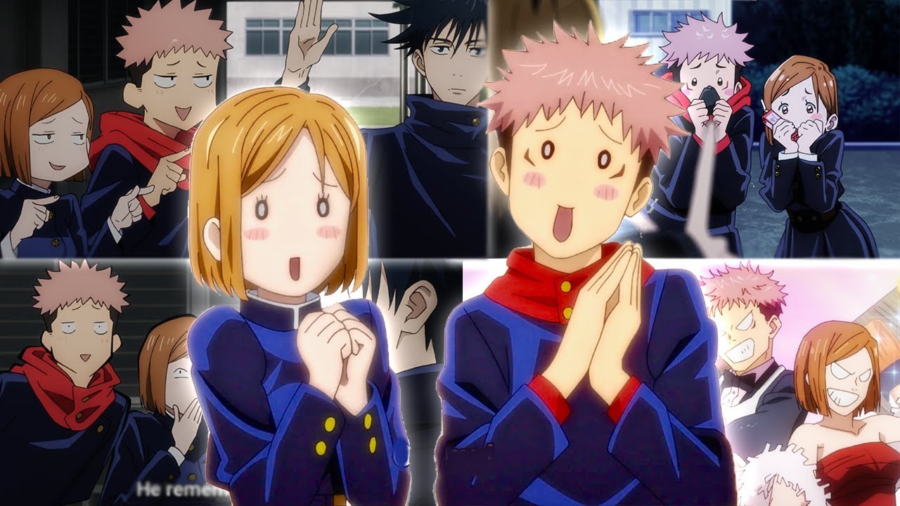 Jujutsu Kaisen] Yuji Itadori being funny & fluffy moments for five straight  minutes ep1-24 #JJK 