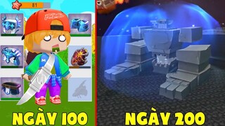 T Gaming Tóm Tắt 200 Ngày Mini World Sinh Tồn Cực Hạn Siêu Khó !!