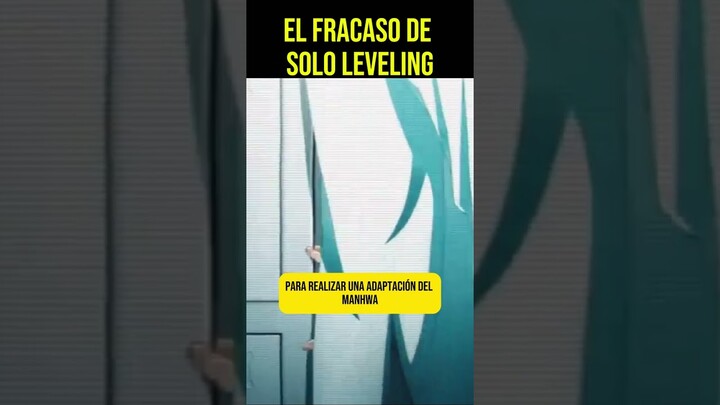 ¿Por qué Solo Leveling Fracasó? #anime #sololeveling #manhwa