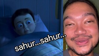 Salah Setel Alarm Sahur...