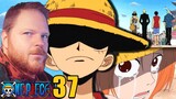 LUFFY GIVES NAMI HIS HAT AND THE WALK TO ARLONG PARK IS EVERYTHING | One Piece Reaction Episode 37