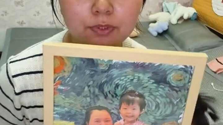 Thank you to the art-loving Teacher Zijin for painting this beautiful picture for my daughter and me