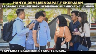 SEORANG ISTRI TEGA SELINGKUH DIDEPAN SUAMINYA YANG LUMPUH DEMI MENDAPATKAN PEKERJAAN!! tapi ternyata