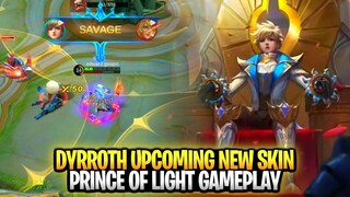 Dyrroth Upcoming New Skin Prince of Light Gameplay | Mobile Legends: Bang Bang