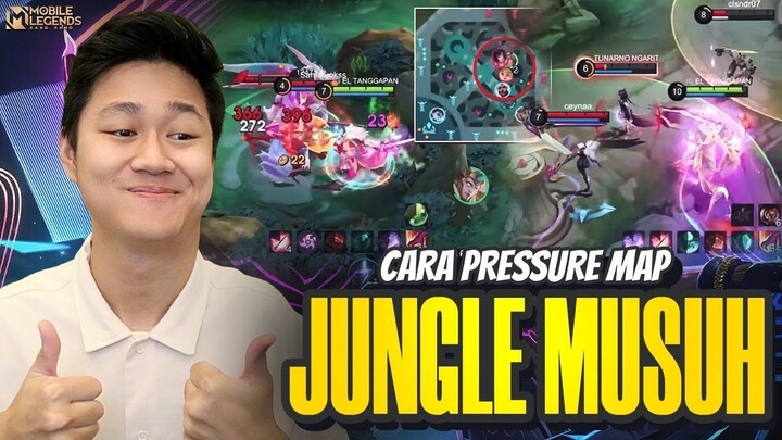 CARA PRESSURE MAP JUNGLE MUSUH DARI EARLY GAME - Mobile Legends