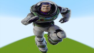 Buzz Lightyear Minecraft Pixel Art