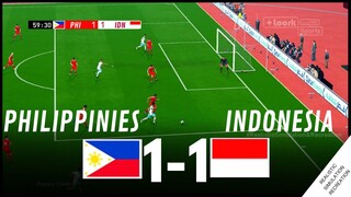PHILIPPINES vs TIMNAS INDONESIA [1-1] MATCH HIGHLIGHTS • Video Game Simulation & Recreation