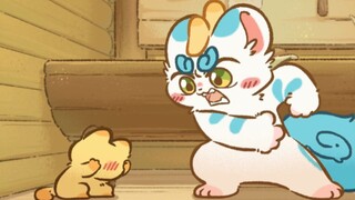 有兽焉:瓦猫熊孩子哭嚎，皮皮上去就是一巴掌