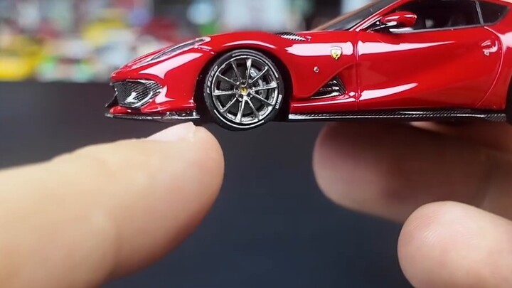 [New car unboxing] A car with a mute sound is a good car! Fumi & TOC Ferrari 812competizone Ferrari