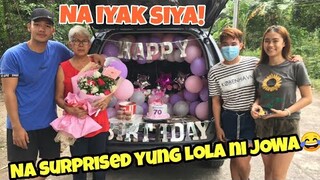 BIRTHDAY SURPRISE SA LOLA NI JOWA | NAIYAK SYA