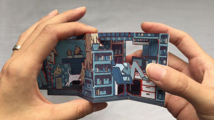 【Pop-up Book】Homemade Pop-up Book "Saturday"