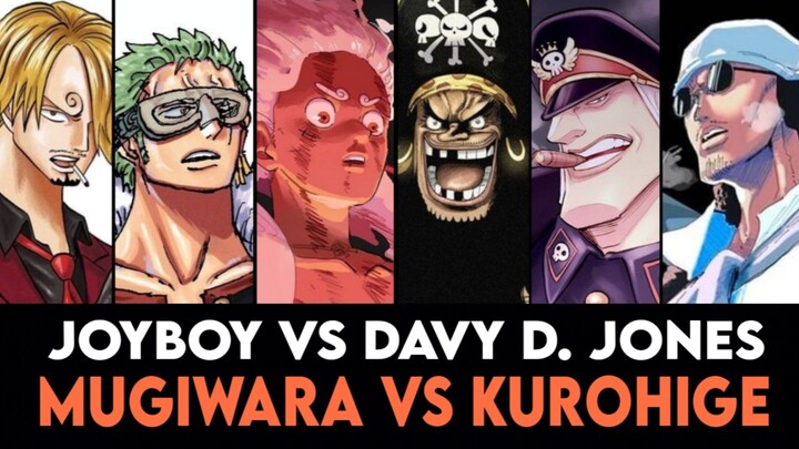 BAJAK LAUT TOPI JERAMI VS BAJAK LAUT KUROHIGE (ONE PIECE)
